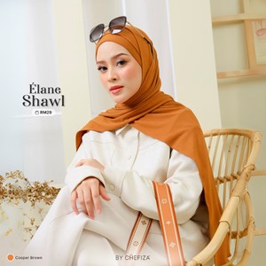 ELANE SHAWL - COOPER BROWN (NORMAL PRICE)