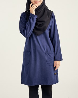 JELITAWAN MUSLIMAH BLOUSE - DARK BLUE