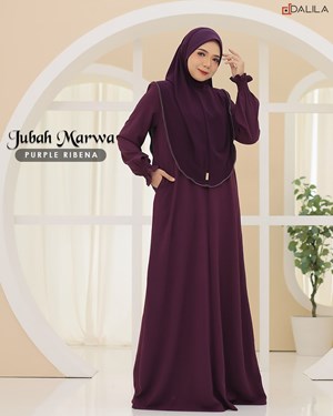 JUBAH MARWA (PURPLE RIBENA)