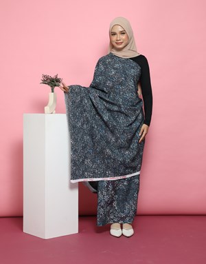 BATIK NAURA WAN 01 in Dark Blue