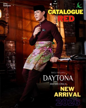 BAJU MELAYU DAYTONA (KATALOG MERAH) *FREE SAMPIN BIASA