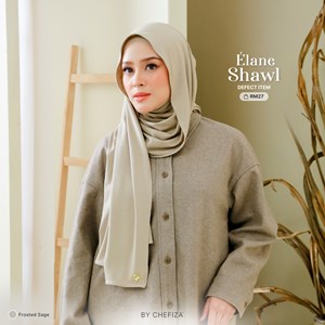 ELANE SHAWL - FROSTED SAGE (DEFECT)