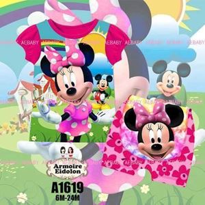 @  A1619 PINK MINNIE SHORTSLEEVE SLEEPWEAR ( SZ 3-24M )