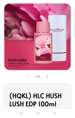 Boulevard- HLC Hush Lush EDP  100ml