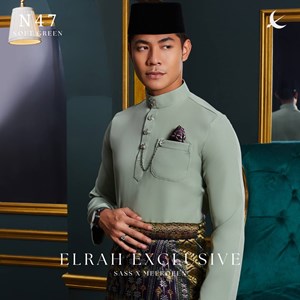 BAJU MELAYU ULTIMATE 2.0 (SOFT GREEN) CN47