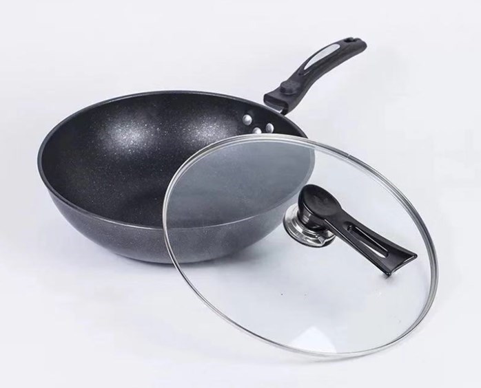  Korean  Non Stick Wok 32cm Iron Base SKY HOMEWARE 