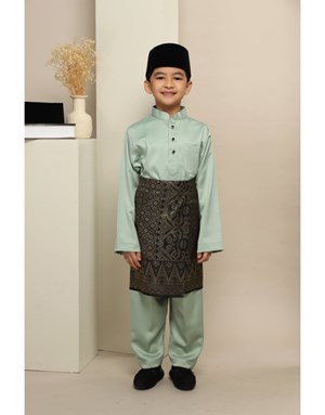 BAJU MELAYU MUHAMMAD JUNIOR K13 LIGHT OLIVE