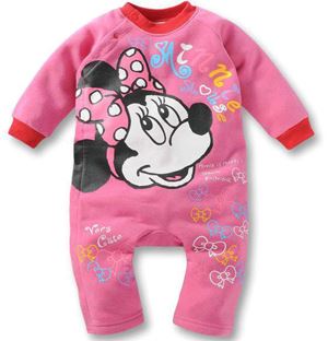 @  PINK BB MINNIE ROMPER ( SZ 80-95 )