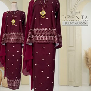 KURUNG DZENTA BURNT MAROON