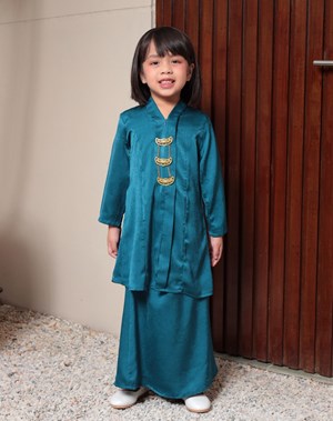 TEMENGGONG GIRL - TEAL BLUE