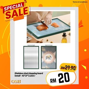 STAINLESS STEEL CHOPPING BOARD