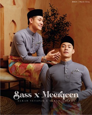 BAJU MELAYU MAGNIFICENT 4.0 (WARM GREY) C24