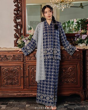 SALMA KURUNG - NAVY BLUE