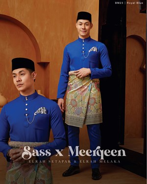 BAJU MELAYU MAGNIFICENT 4.0 (ROYAL BLUE) C23