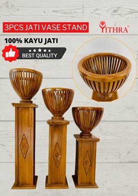 3PCS JATI VASE STAND