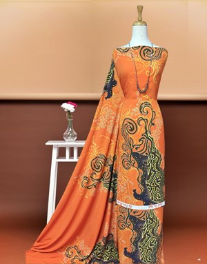 BATIK DM STYLE FHM 02 - ORANGE