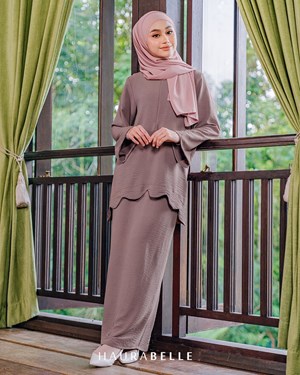 DINDA KURUNG - GALVESTON GREY