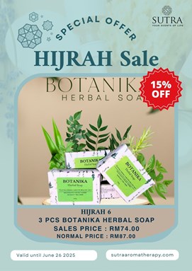 Hijrah 6 - 3 PCS BOTANIKA HERBA SOAP