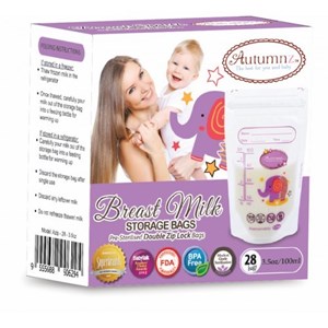 Autumnz Breast Milk Storage Bags 3.5oz/5oz/7oz