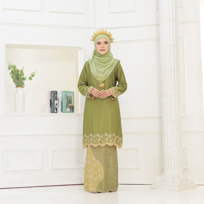 Baju Kurung Darira – Brown (Copy)