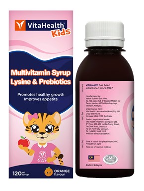 Vitahealth Kids Multivitamin + Lysine & Inulin