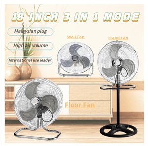 18 Inch 3 in 1 Stand Fan Heavy Duty Industrial Fan