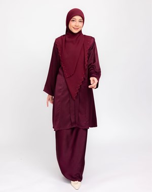 TEMENGGONG LADIES - BURGUNDY