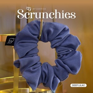 SCRUNCHIES - DEEP LILAC