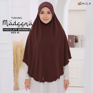 TUDUNG MADEENA XL CHOCOLATE BROWNIES