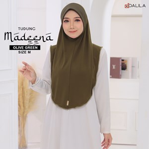 TUDUNG MADEENA | OLIVE GREEN ( M )