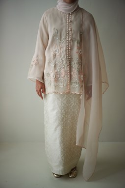 KURUNG SEKAR ( Champagne Nude )