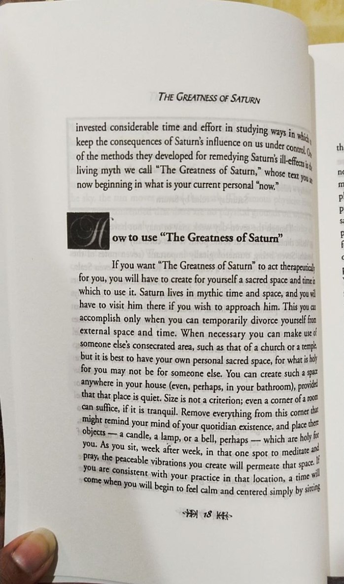 The Greatness of Saturn by Svoboda, Robert E.