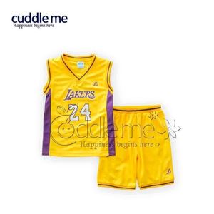 #  CUDDLE ME  [  LAKER 24 ]  YELLOW CASUAL WEAR  ( SZ 1Y-5Y )  #