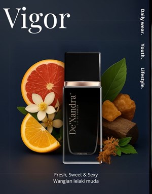 VIGOR BY DE'XANDRA 35ML - M (NEW DESIGN)