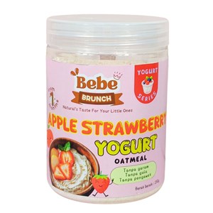 BEBE BRUNCH YOGURT OATMEAL - APPLE STRAWBERRY