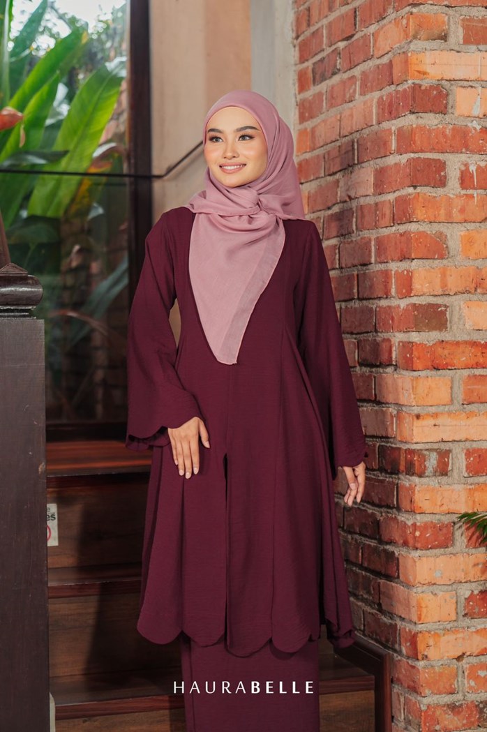 KUNTUM KURUNG - MAROON | haurabelle