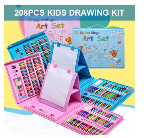 208pcs Kids Drawing Art Set