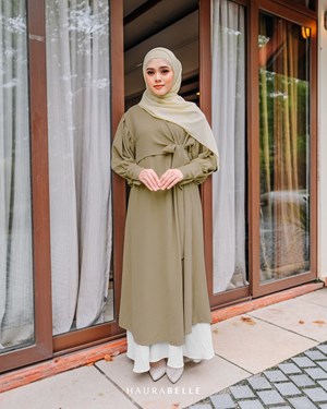 MELLY DRESS - HARD WOOD