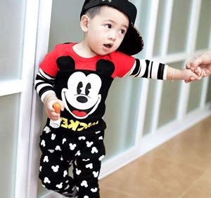 @  MICKEY RED SET ( SIZE 80 - 110 )