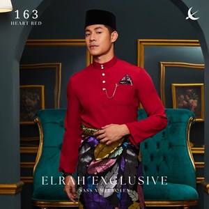 BAJU MELAYU ULTIMATE 2.0 (HEART RED) C163