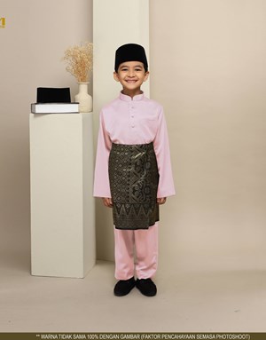 BAJU MELAYU MUHAMMAD JUNIOR K28 PEACH PINK