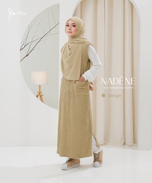 NADENE BLOUSE IN BEIGE