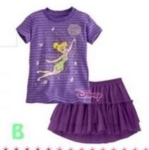 @  P30199-B FAIRLADY STRIPE PURPLE GIRL SET. ( SIZE 90 & 100 )