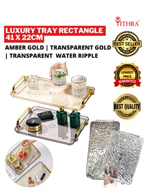 LUXURY TRAY RECTANGLE : 41 x 22cm