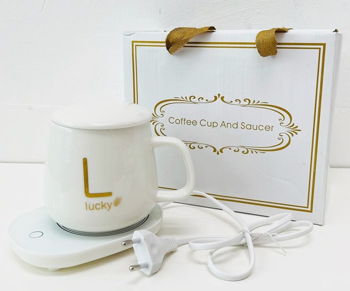 Lucky Ceramic Mug Gift Set With Warming Saucer in Nairobi CBD