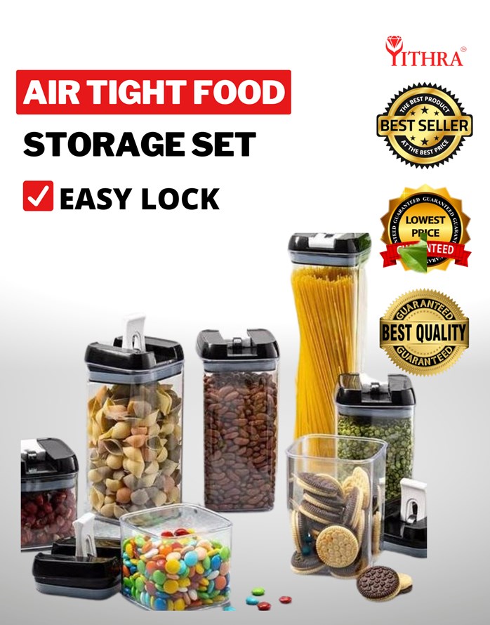 AIR TIGHT FOOD STORAGE SET SKY HOMEWARE