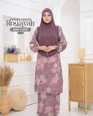 KURUNG ROGAYAH KR09 DUSTY PURPLE