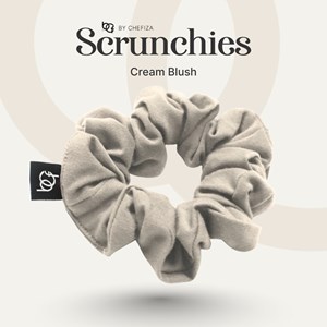SCRUNCHIES S- CREAM BLUSH