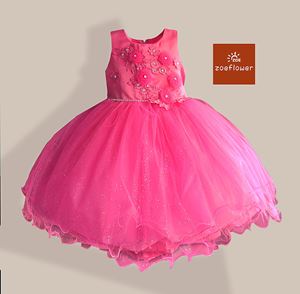 @  PINK - WS-ZF201527-004 ZOE FLOWER DRESS (sz3-8)