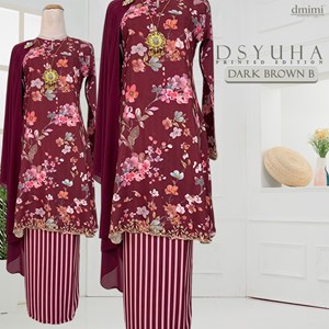 KURUNG DSYUHA DARK MAROON
